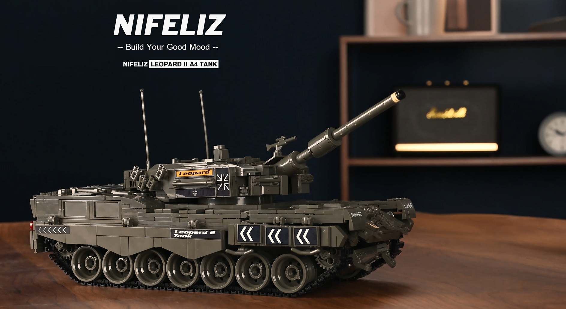 Watch Nifeliz Leopard II A4 Main Battle Tank Building Block on